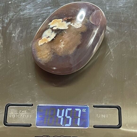 Ocean Jasper palm stone agate agatized crystal purple jelly orca moss - Picture 5 of 6